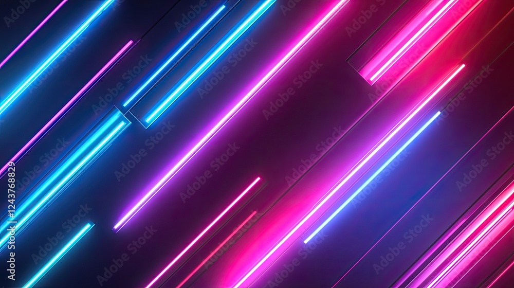 Abstract neon light sci-fi modern futuristic background. Abstract futuristic background with pink blue glowing neon and bokeh lights. Data transfer concept. Abstract neon light sci-fi modern futuristic background. Abstract futuristic background with pink blue glowing neon and bokeh lights. Data transfer concept.
