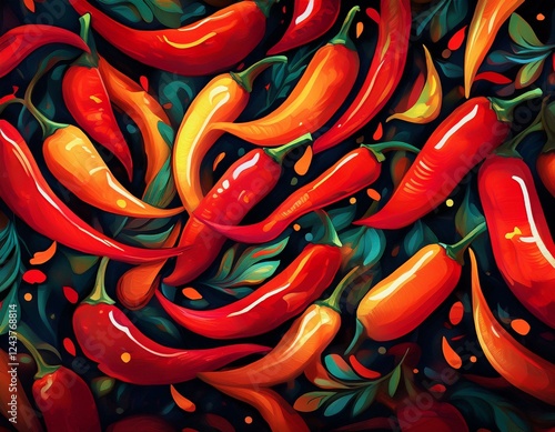 Hintergrund Chili photo