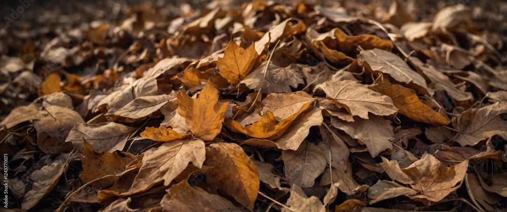 Autumn foliage pile showcasing vibrant brown leaves creating a rich tapestry of seasonal change and natural beauty. Autumn foliage pile showcasing vibrant brown leaves creating a rich tapestry of seasonal change and natural beauty.