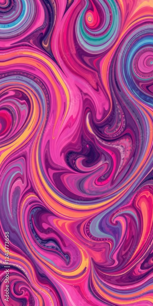 Vibrant and dynamic multicolored abstract swirls backdrop, modern, background Vibrant and dynamic multicolored abstract swirls backdrop, modern, background