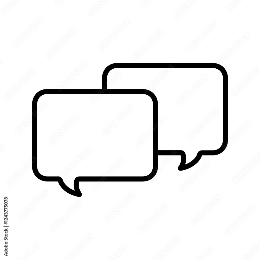 Message Bubble Icon Design