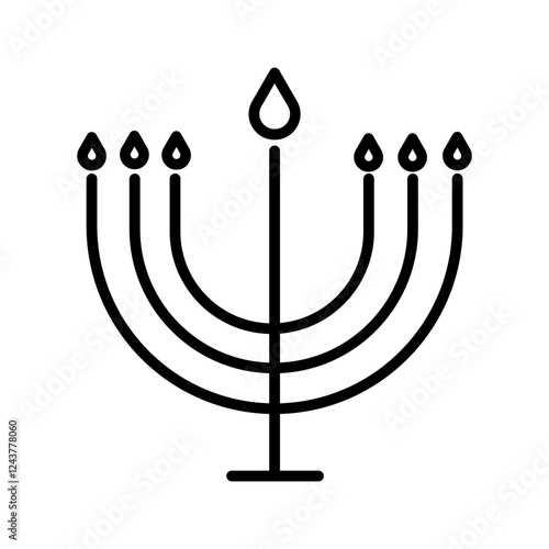 Hanukkah Icon Design