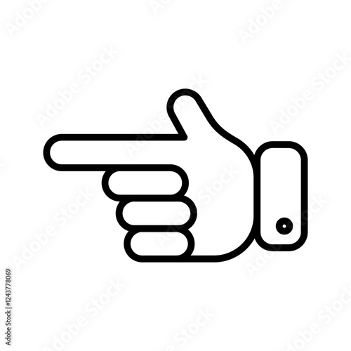 Hand Pointer Icon Design