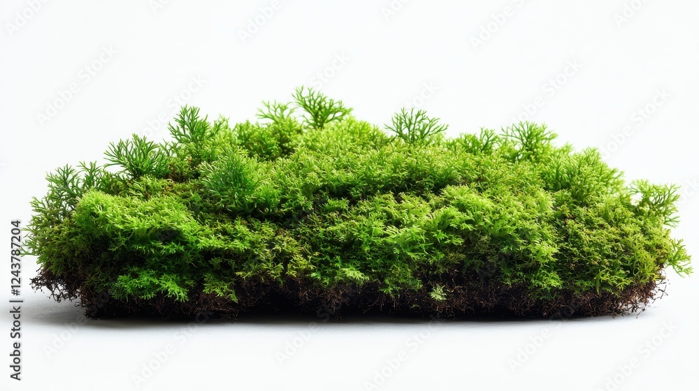 patch of green moss isolated on transparent background patch of green moss isolated on transparent background