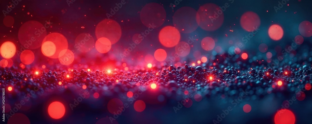 Geometric shapes, pulsating glow, digital holiday theme, light, pulse Geometric shapes, pulsating glow, digital holiday theme, light, pulse