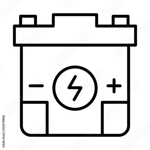 Accumulator Icon Design