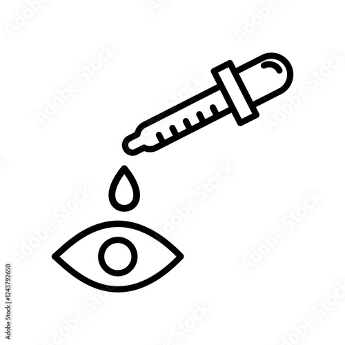 Eye Drop Icon Design