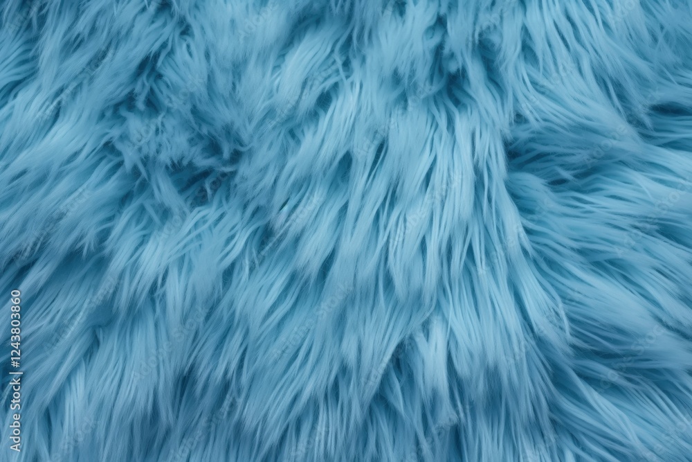 Fototapeta premium Soft and Silky Blue Fur Texture for Cozy and Warm Backgrounds, Perfect for Home Decor, Fashion, Crafts, and Creative Projects
