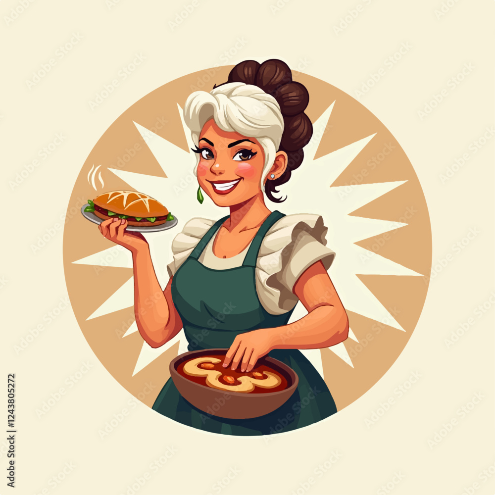 Classic Tasty Slice Pie Logo Classic Tasty Slice Pie Logo