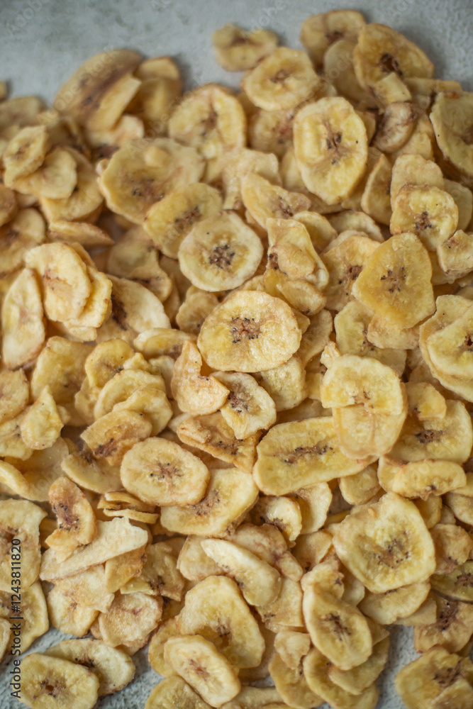 banana chips on the table banana chips on the table