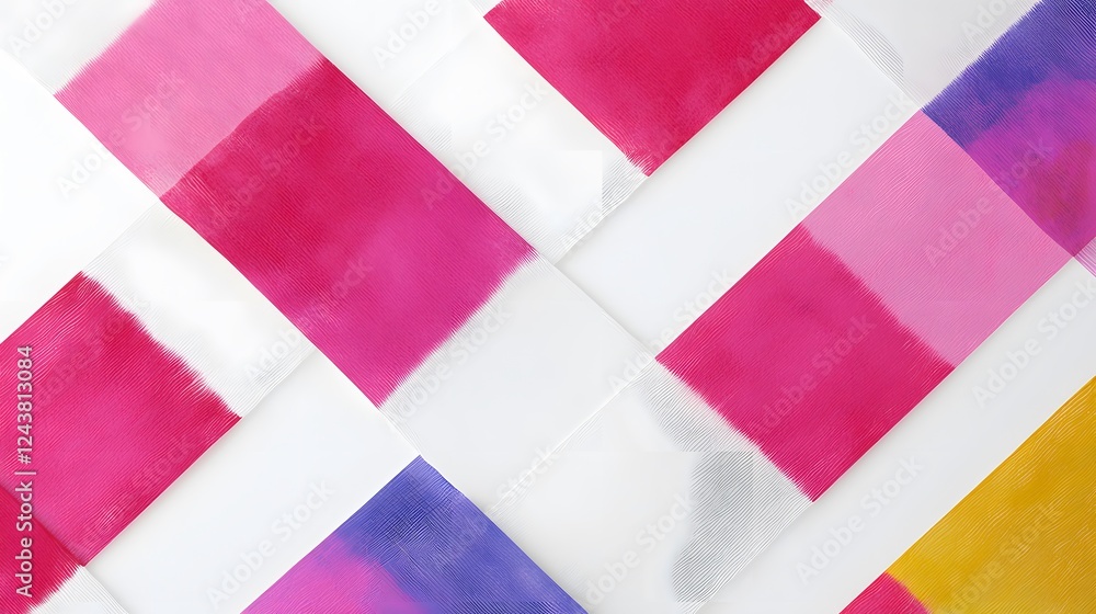 Fototapeta premium Abstract Colorful Background with Watercolor Textures in Bright Shades