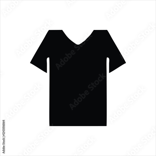 Tshirt vector icon on white background. Tshirt modern icon for graphic and web design. Tshirt icon sign for logo, website, app, ui.