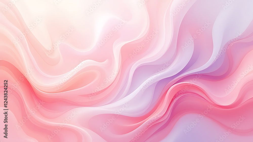 Obraz premium Plain Soft Gradient background, pastel colors