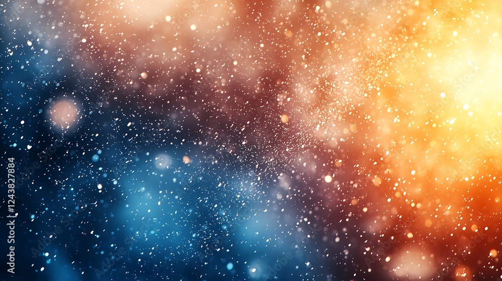Fototapeta premium Abstract cosmic light flares. Background image use