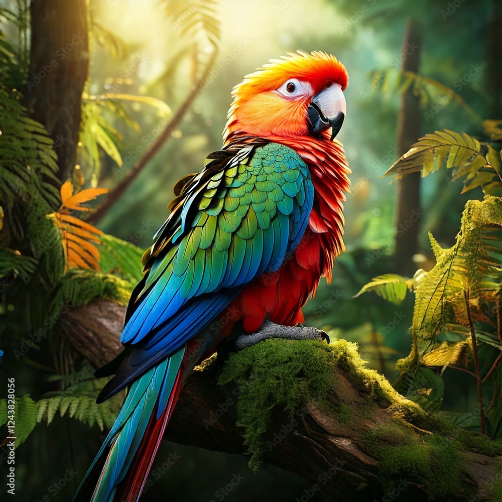 Obraz premium blue and yellow macaw