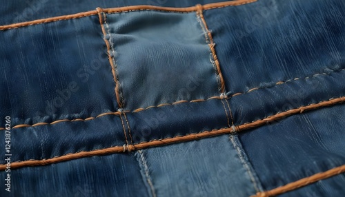 Textura de pantalón vaquero en primer plano