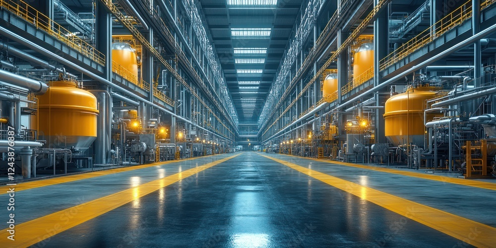 Industrial Factory Interior: A Glimpse into Modern Manufacturing Industrial Factory Interior: A Glimpse into Modern Manufacturing