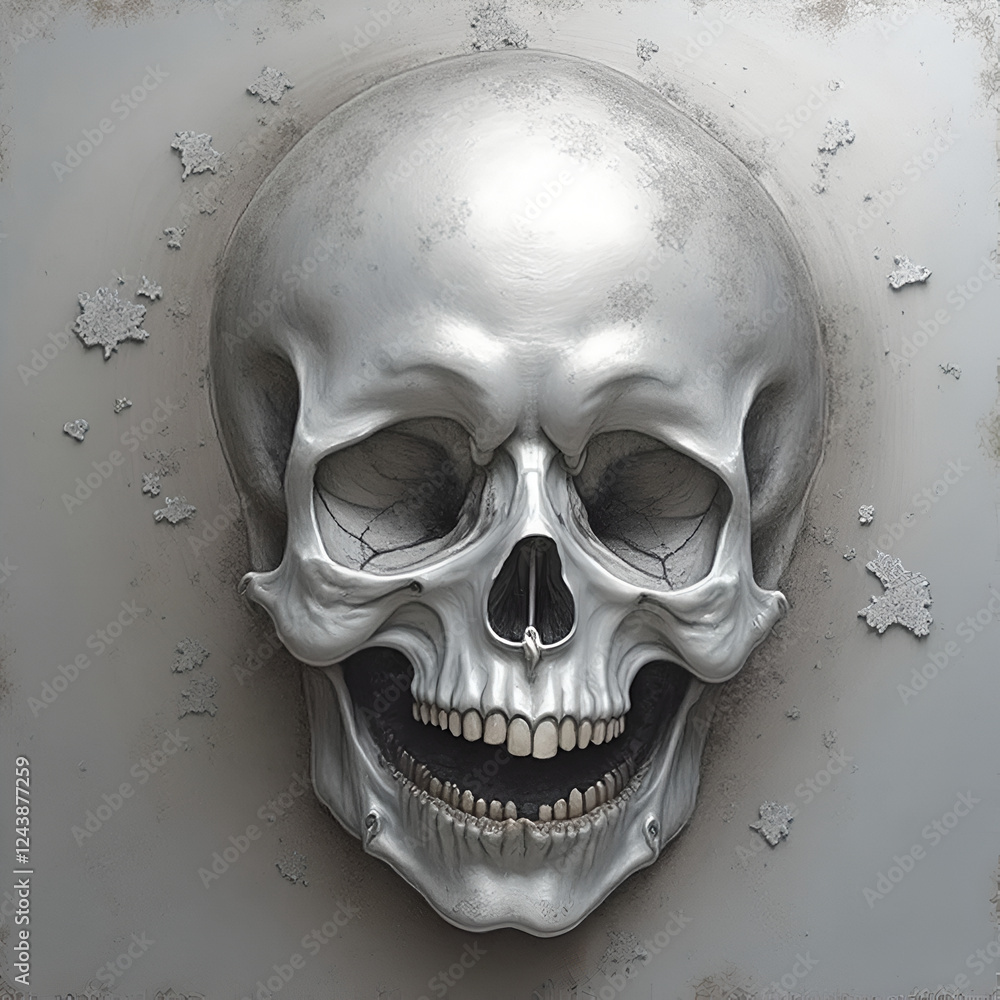 Obraz premium human skull