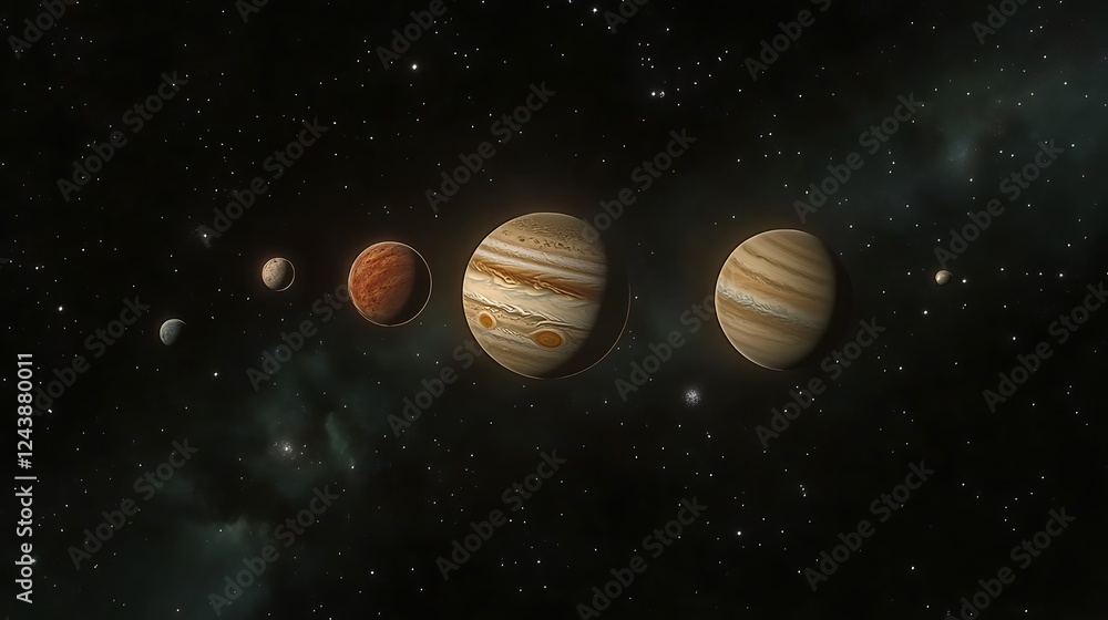 Cosmic Alignment with Mercury in the Night Sky Cosmic Alignment with Mercury in the Night Sky