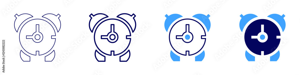 Timer sound icon in 4 different styles. Thin Line, Line, Bold, and Bold Line. Duotone style. Editable stroke Timer sound icon in 4 different styles. Thin Line, Line, Bold, and Bold Line. Duotone style. Editable stroke