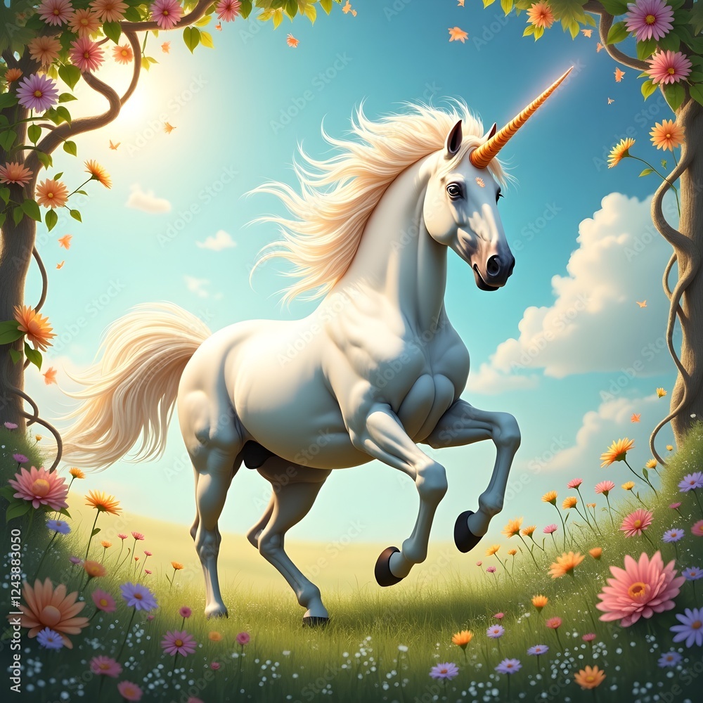 Fototapeta premium horse in the field