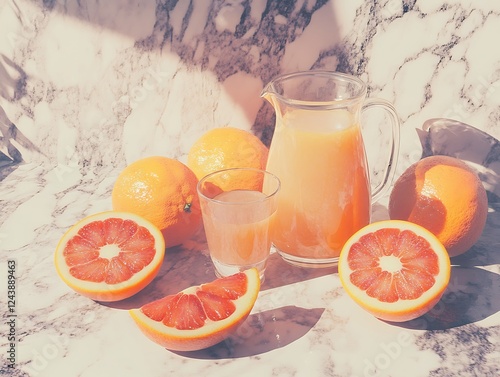 Fresh Orange Juice Setup photo