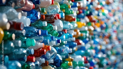 Wallpaper Mural Piles of plastic waste are piling up and causing environmental pollution earth background wallpaper AI generated image Torontodigital.ca