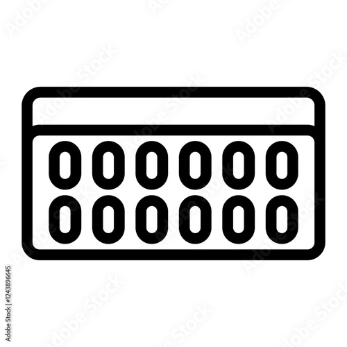 sedative line icon