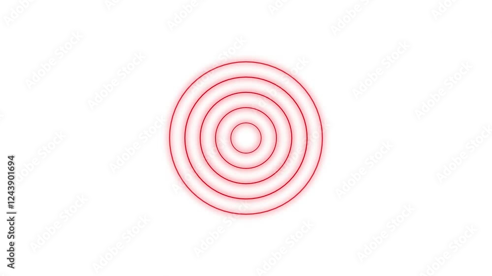 Radio Wave. Expanding Radio wave signal animation. Radio Wave. Expanding Radio wave signal animation.
