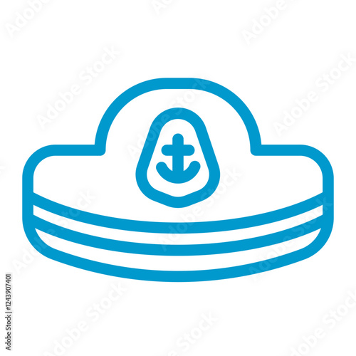 sailor hat color icon