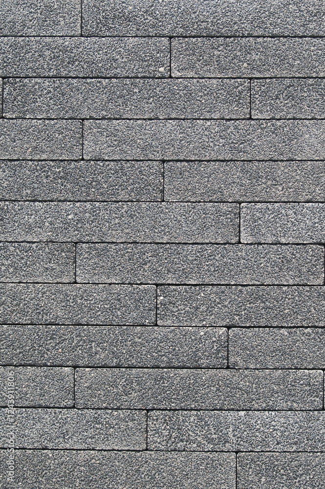 Fototapeta premium paving stone gray top view close up
