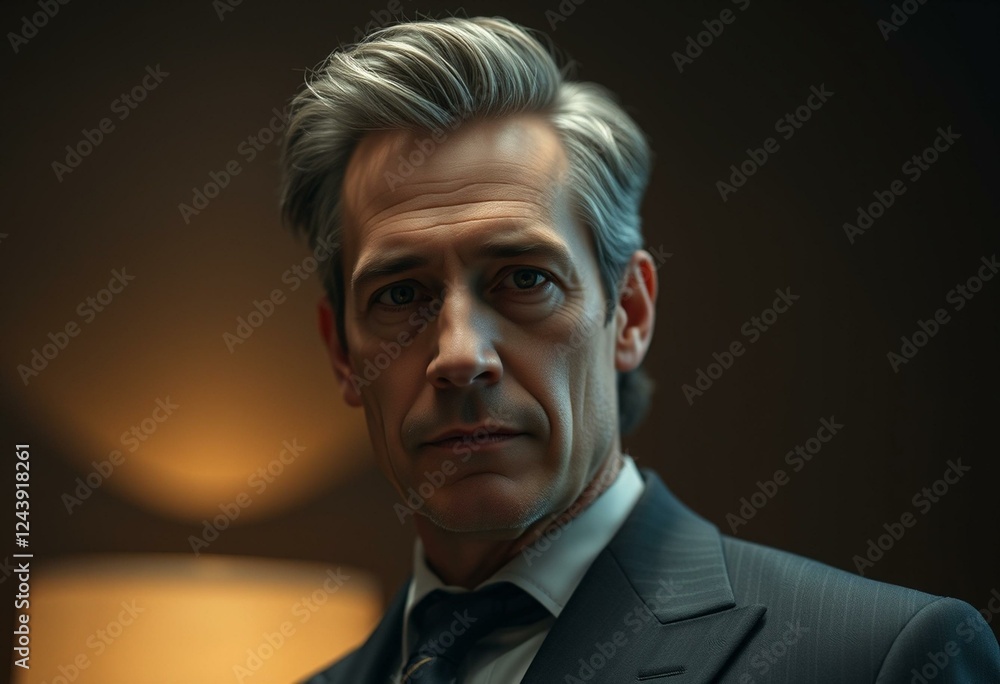 Male portrait in formal attire Male portrait in formal attire