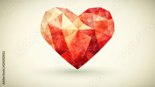 Wallpaper Mural 3D Heart background Valentine Wallpaper Torontodigital.ca