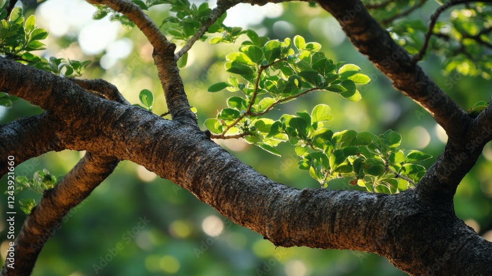 A limb of a blossoming tree photographed in the daylight A limb of a blossoming tree photographed in the daylight