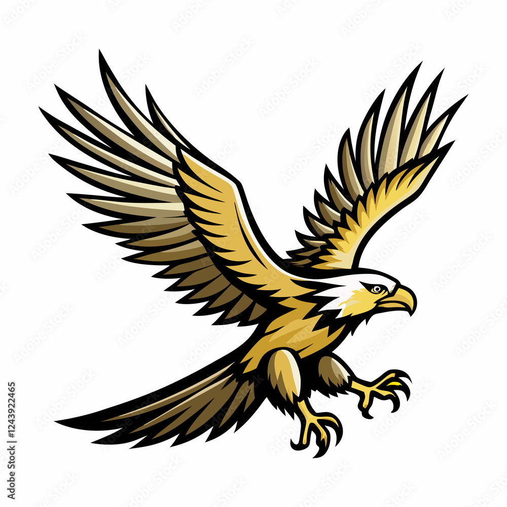 Obraz premium eagle in the form of an eagle