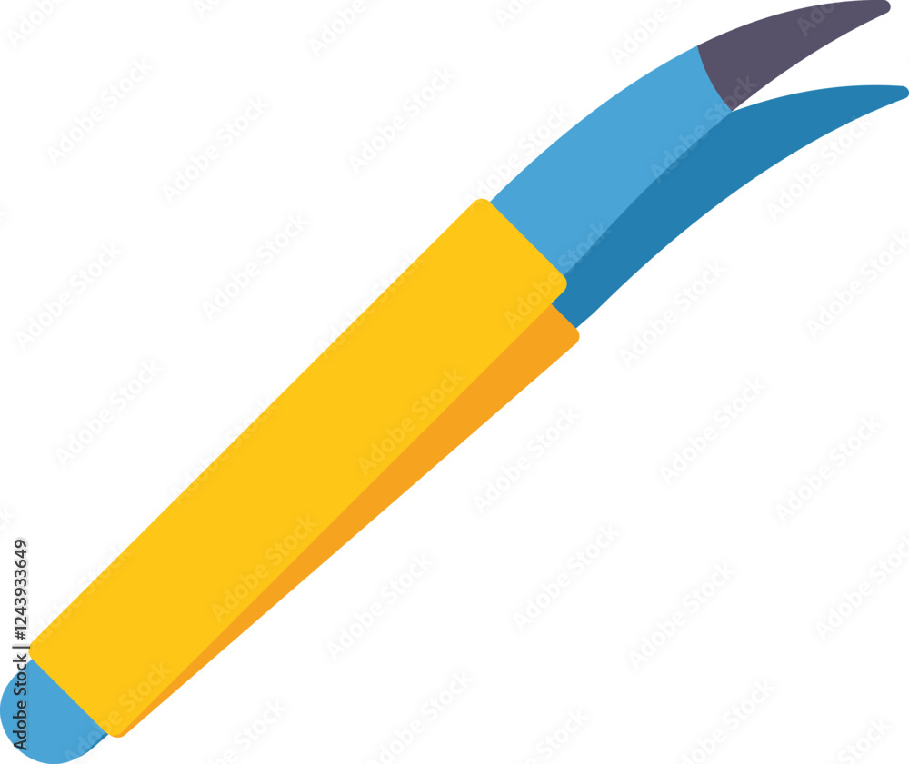 Tweezers for eyebrow correction lying diagonally, beauty salon equipment for removing excess hair on the face Tweezers for eyebrow correction lying diagonally, beauty salon equipment for removing excess hair on the face