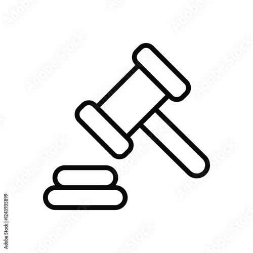 Business Law vector icon