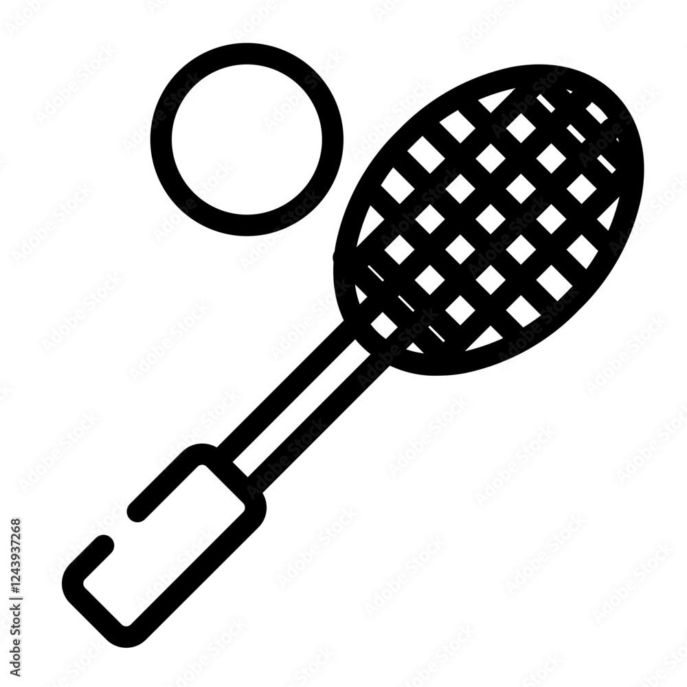 tennis cut line icon