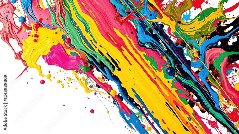 Fototapeta premium Aged Metal Surface with Worn Spray Paint Texture