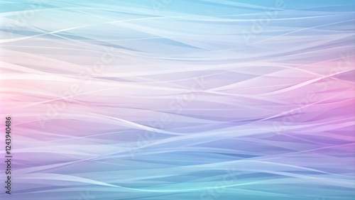 Wallpaper Mural Serene Pastel Waves Abstract Background of Gentle Curves and Soft Hues Torontodigital.ca