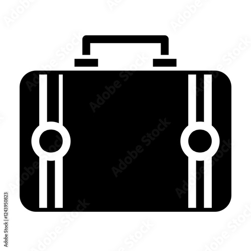 briefcase glyph icon