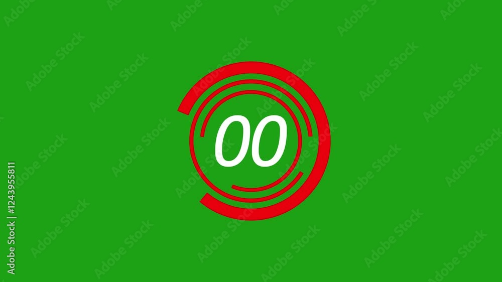 Modern countdown time motion graphic 5 to 0, with green screen background. Suitable for many video promotion Modern countdown time motion graphic 5 to 0, with green screen background. Suitable for many video promotion
