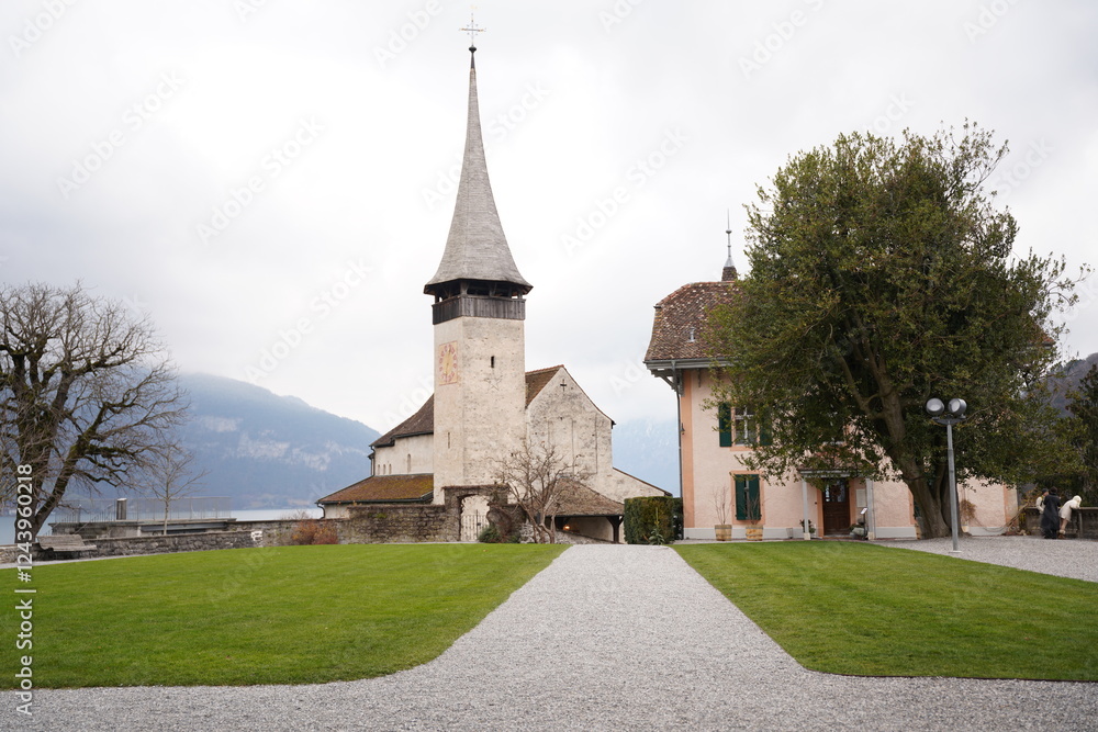Spiez Castle in Switzerland