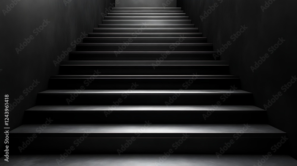 Dark Staircase Ascending Towards Light Dark Staircase Ascending Towards Light