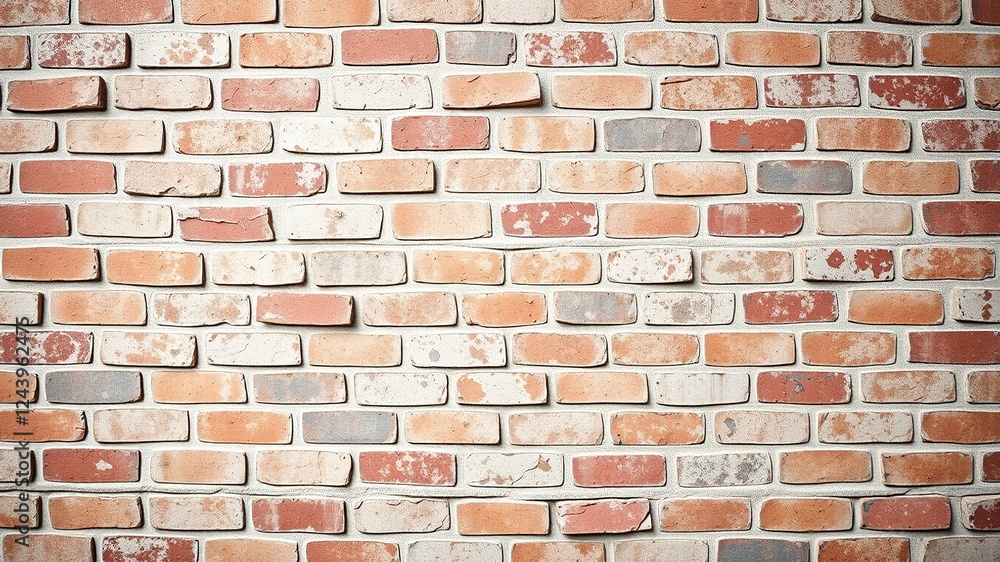 Naklejka premium Antique Brick Facade for Healthcare Settings
