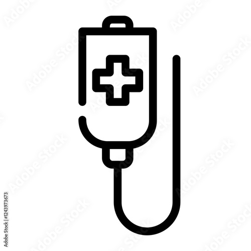 infusion cut line icon