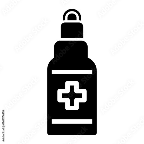 iodine glyph icon