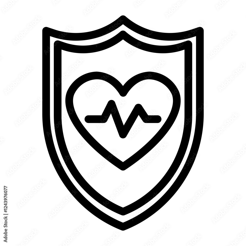 maintain body health line icon maintain body health line icon