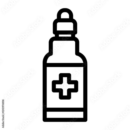 iodine line icon