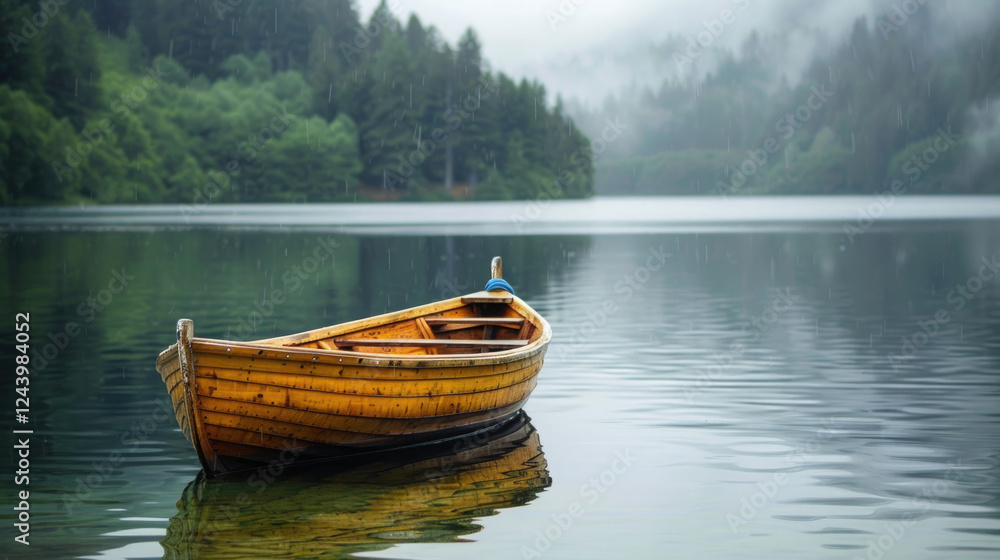 boat on lake boat on lake